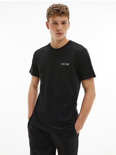 Calvin Klein Ruhák HU490631 | Calvin Klein CK One Férfi Lounge Póló Fekete